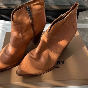 Frye leather booties